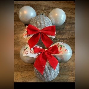 Christmas ornaments Mickey and Minnie